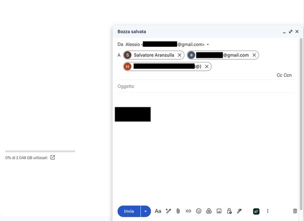 Creare gruppo su Gmail email collettive Web