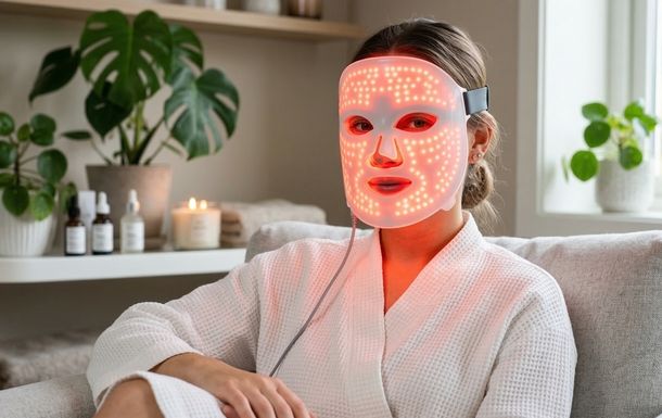 Maschera LED viso