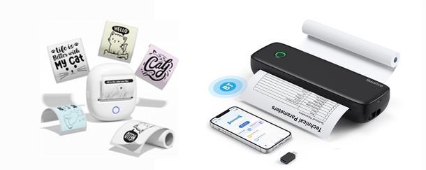 stampante termica portatile come funziona