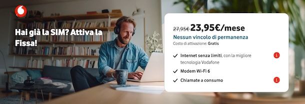 Offerte Vodafone fibra