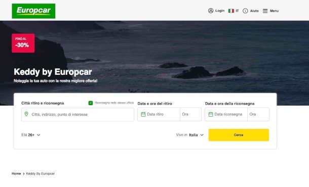 home page sito Keddy