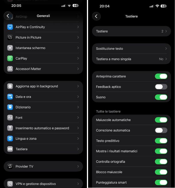 Come togliere la maiuscola automatica da iPhone