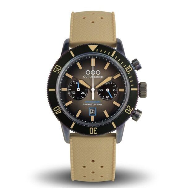 Milano Orologio Da Uomo Kistanio - Design Italiano, Vetro Zaffiro, 10 ATM, Movimento Miyota (Oro/Crema/Pelle)