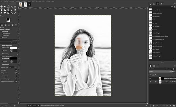 Come creare foto in bianco e nero con un particolare colorato