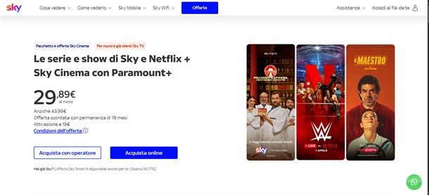 sky e netflix