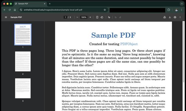 Come trovare URL di PDF