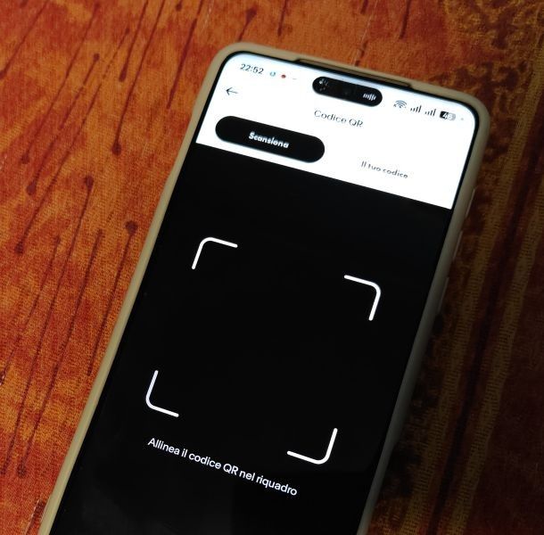 Pagamento con QR code