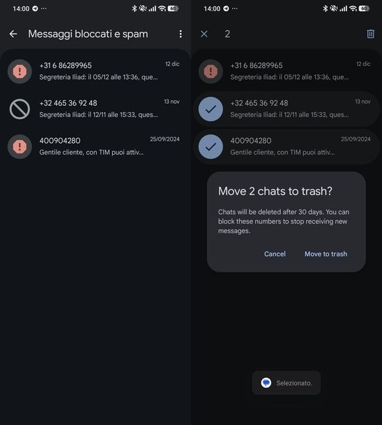 Bloccare SMS pubblicitari Android