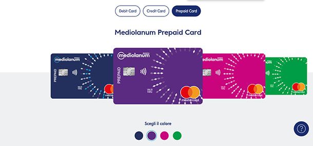 Carta con IBAN Mediolanum