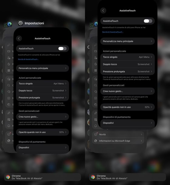 Chiudere pagine app iPhone Face ID