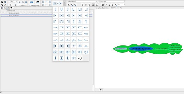 interfaccia programma Freeplane