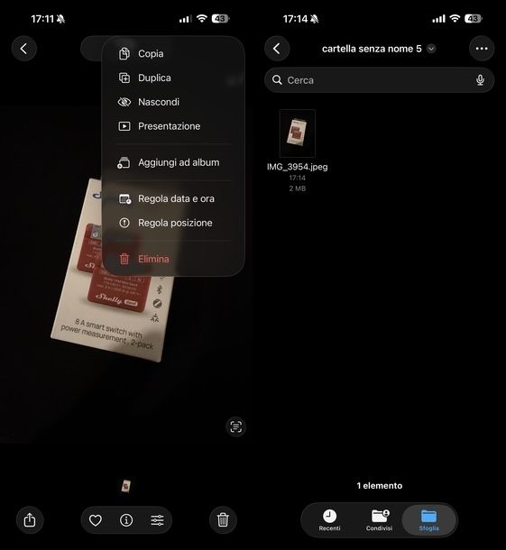 Cambiare estensione file da HEIC a JPG iOS