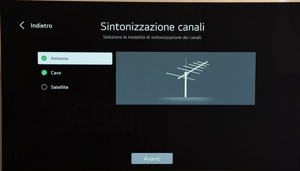 Vedere TV8 Smart TV