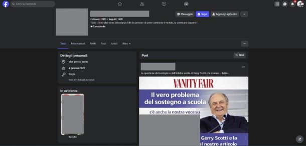 Storie in evidenza Facebook