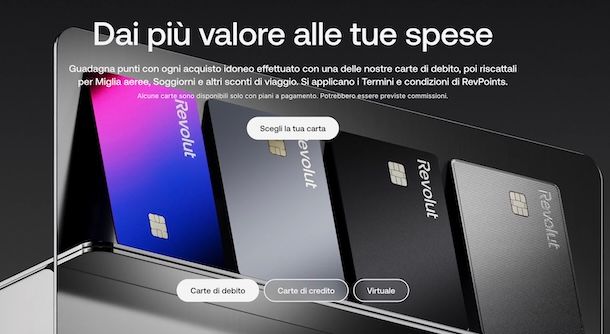 Come fare carta Revolut