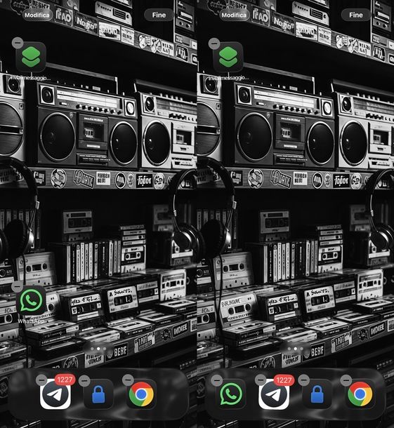Mettere icona WhatsApp su Dock iOS