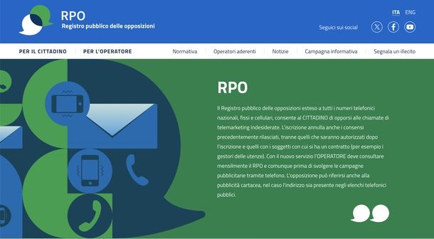 Registro Pubblico delle Opposizioni
