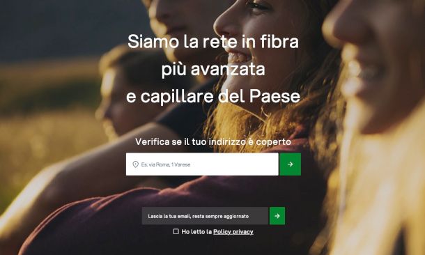 portale Verifica Copertura FiberCop