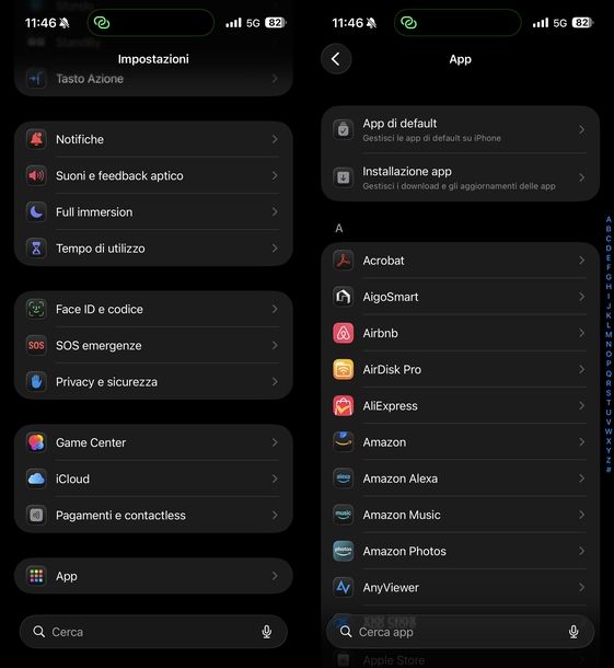 Impostare browser predefinito iOS