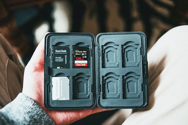 MicroSD con adattatore