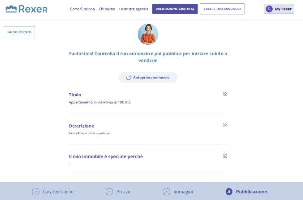 Anteprima annuncio Rexer
