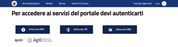 accedere con CIE al posto dello SPID