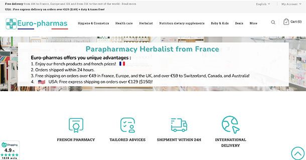 Altre farmacie online europee