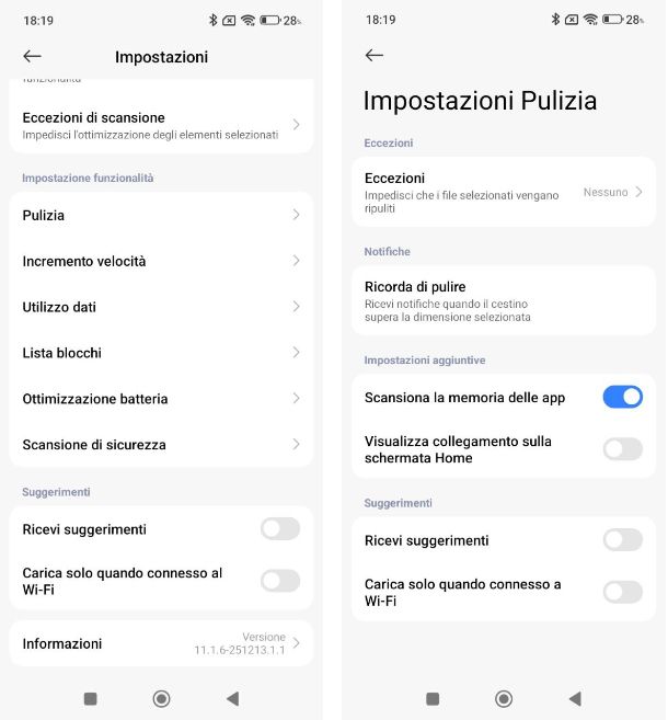 Disattivare le pubblicità in altri contesti