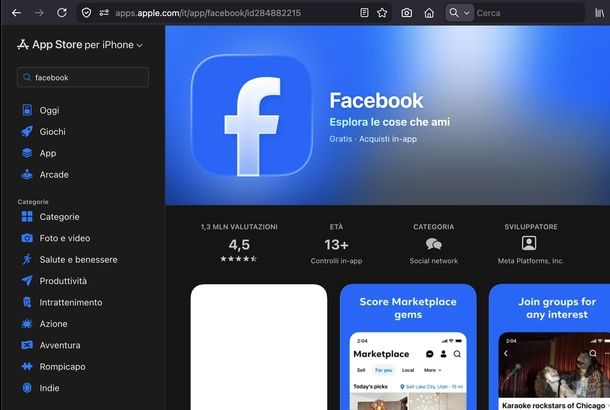 Come trovare URL di app sito App Store iOS