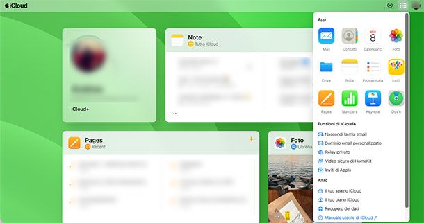 Come funziona iCloud su browser