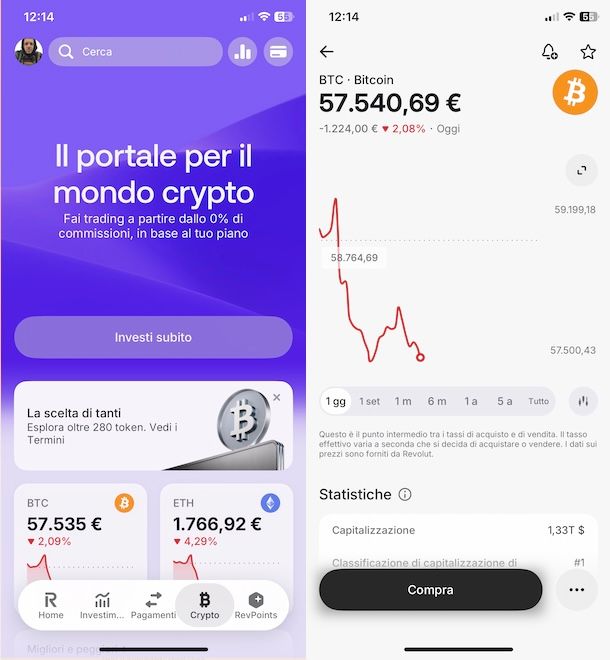 Guadagnare con Revolut Crypto