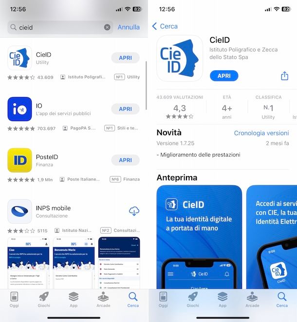Scaricare CieID su iPhone