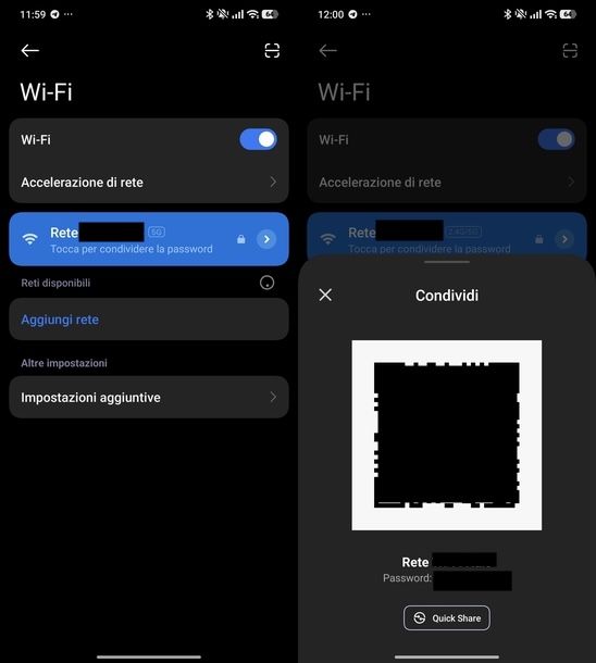 Vedere password Wi Fi salvate Android