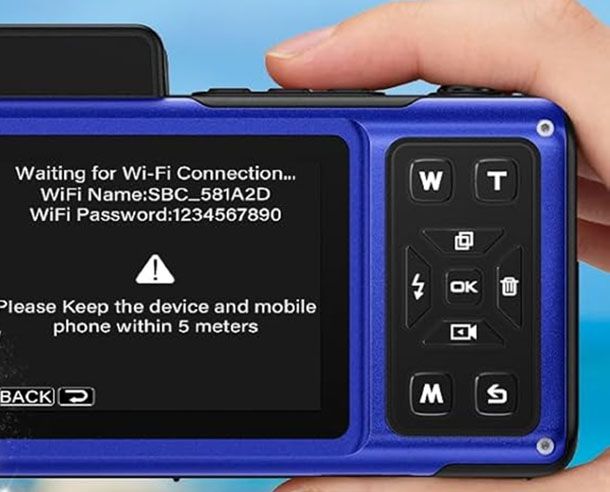 Macchina fotografica subacquea Wi-Fi