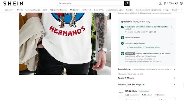 Spesa minima per spedizione gratuita su SHEIN