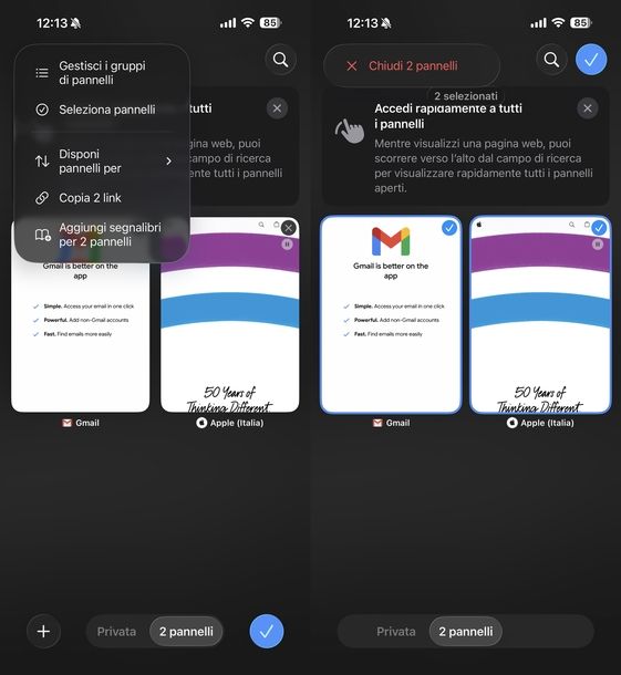 Chiudere pagine Internet Safari iPhone
