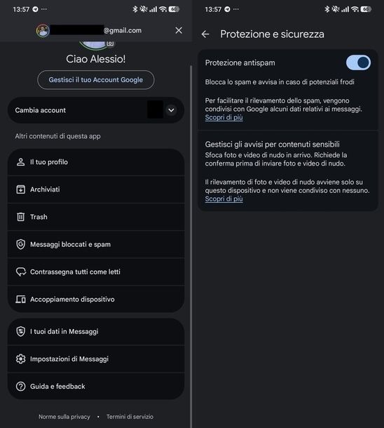 Bloccare SMS pubblicitari Android