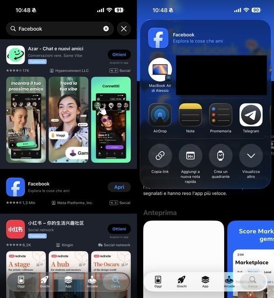 Come trovare URL di app App Store iOS