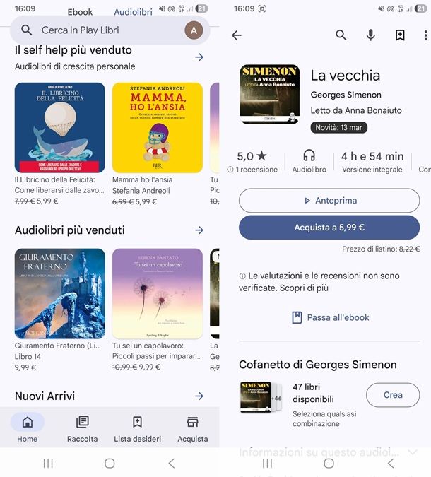 google play libri