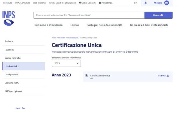 Certificazione Unica