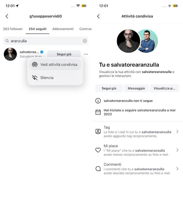 Come vedere da quanto tempo segui una persona su Instagram