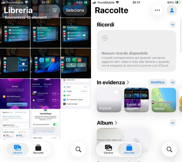 Eliminazione Foto iPhone