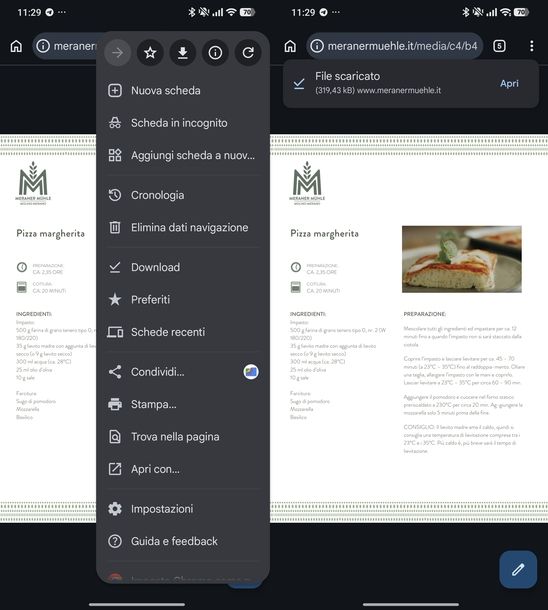Scaricare PDF gratis Google Chrome Android
