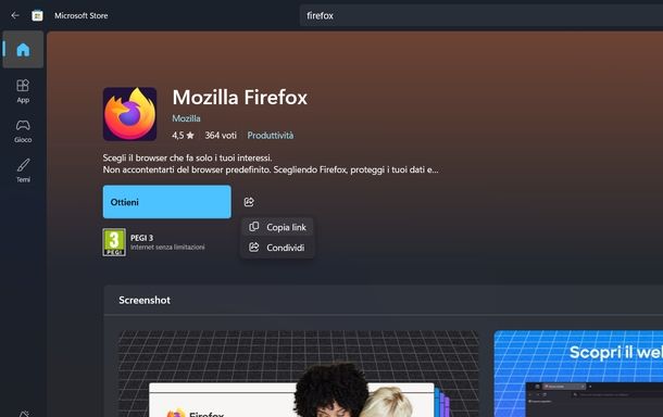 Come trovare URL di app Microsoft Store Windows