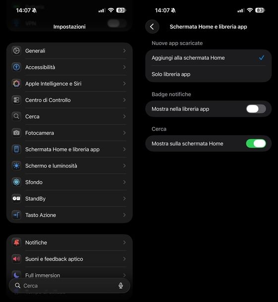 Aggiungere automaticamente icone nuove app iOS