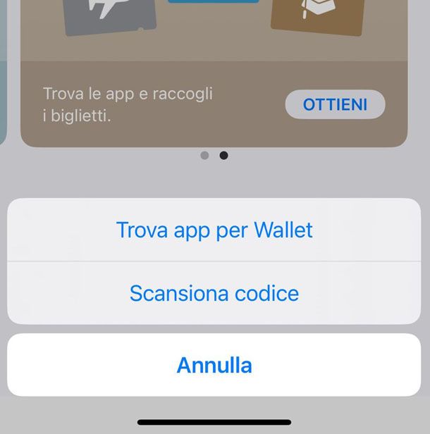 Come aggiungere carta su Wallet