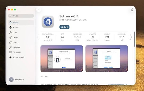 Software CIE per Mac