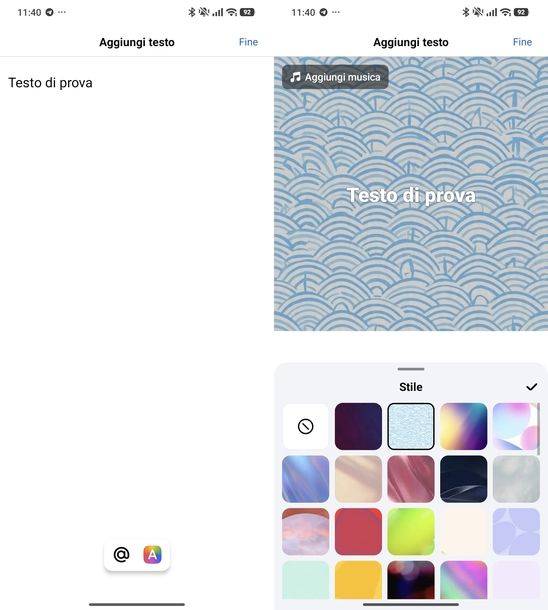 Scrivere in grassetto Facebook Android