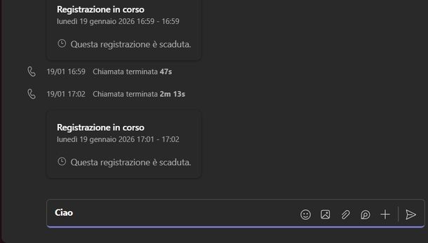 Scrivere in grassetto Microsoft Teams Windows