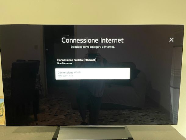 Collegare Smart TV LG a Internet
